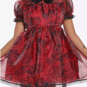 NWT Social Collision Alice in Wonderland Through The Looking Glass Dress Size XL